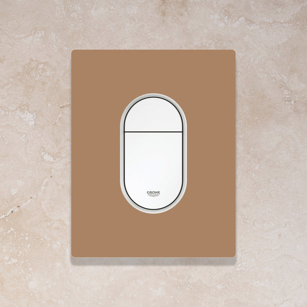 Vtwonen Decoplates Frontje Grohe Arena Cosmopolitan - Bruin - 15.6x19.7cm