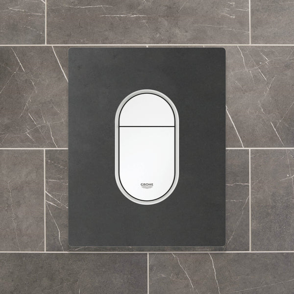 Vtwonen Decoplates Frontje Grohe Arena Cosmopolitan - Zwart - 15.6x19.7cm