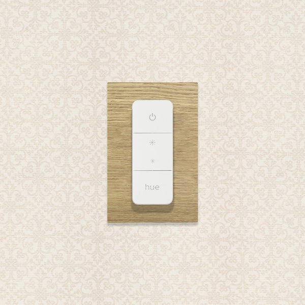 Vtwonen Decoplates Frontjes 2pack Philips Hue Dimmer Switch - Bruin - 7.9x12.4cm