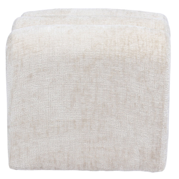 Vtwonen DÉJA Living Poef Lavia - Beige - Stof - 45x45x40cm