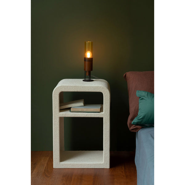 Vtwonen Dutchbone Momo Bureaulamp/ Tafellamp Amber Geel