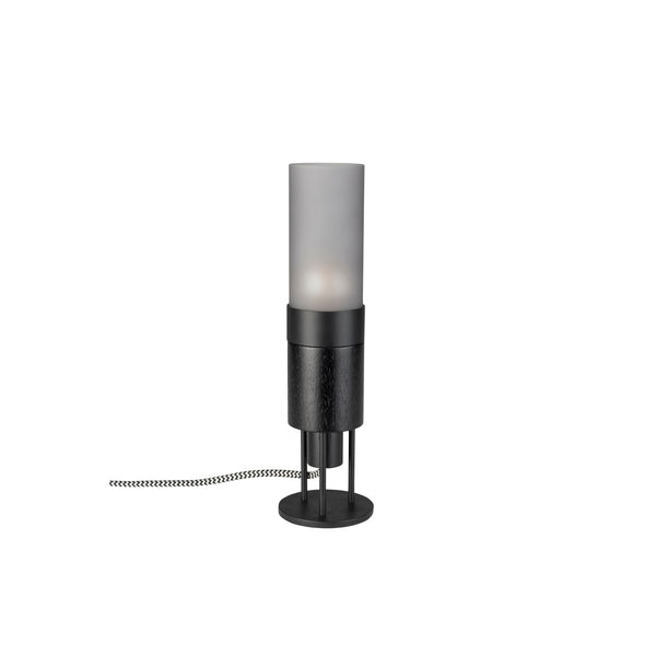 vtwonen Dutchbone Momo Bureaulamp/ Tafellamp Charcoal Zwart