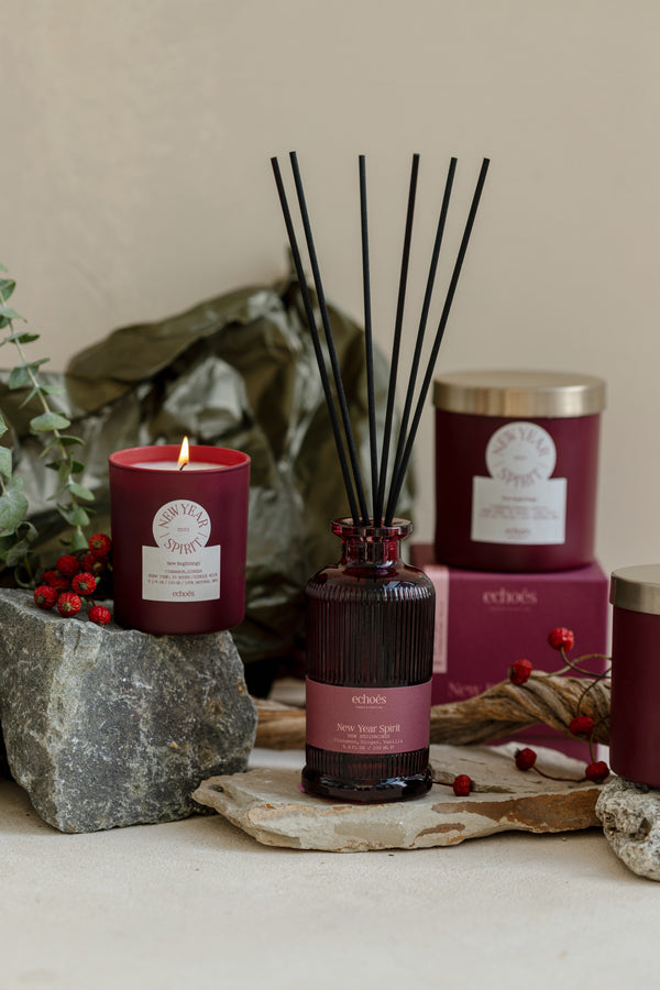 Vtwonen Echoeslab Geurstokjes New Year Spirit- Natuurlijke Geurstokjes - 200 Ml