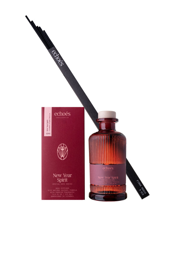 Vtwonen Echoeslab Geurstokjes New Year Spirit- Natuurlijke Geurstokjes - 200 Ml