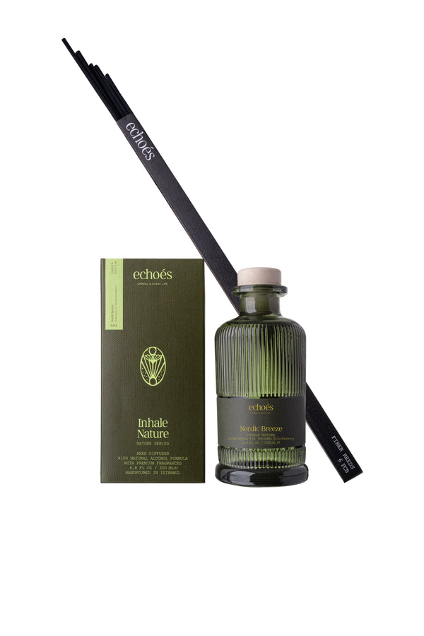 Vtwonen Echoeslab Geurstokjes Nordic Breeze- Natuurlijke Geurstokjes - 200 Ml