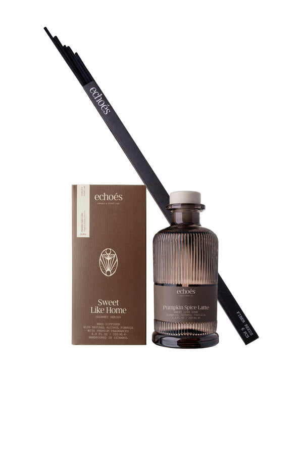 Vtwonen Echoeslab Geurstokjes Pumpkin Spice Latte - Natuurlijke Geurstokjes - 200 Ml