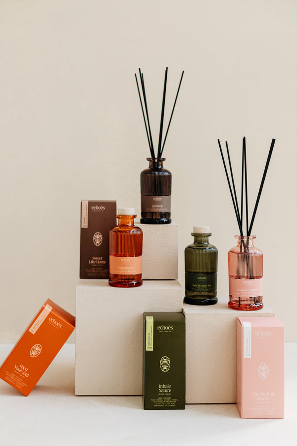 Vtwonen Echoeslab Geurstokjes Tuberose&Jasmine - Natuurlijke Geurstokjes - 200 Ml