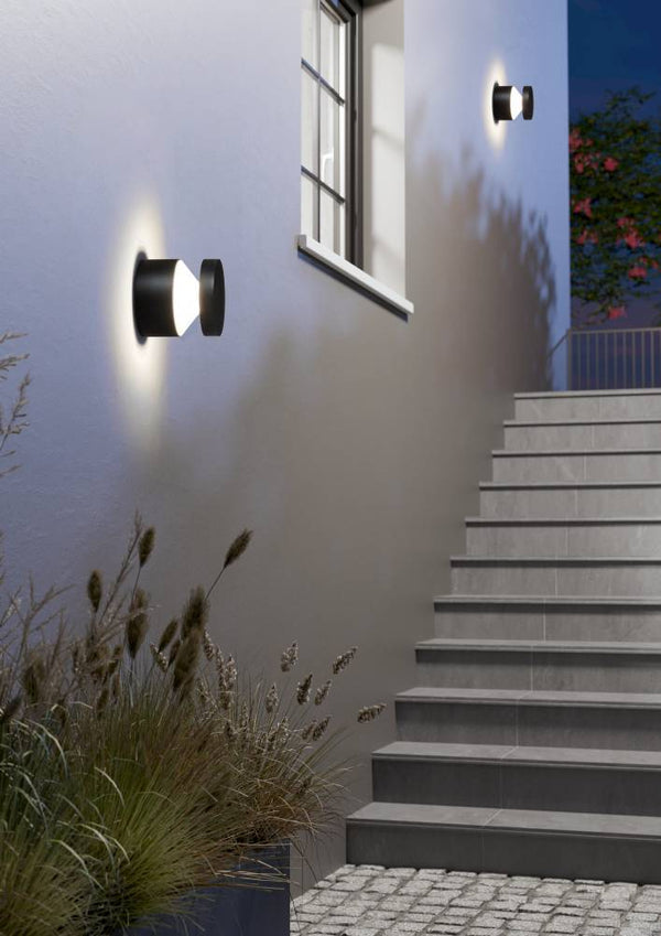 Vtwonen EGLO Plafonnière Buiten Melzo - Led - 13.5 Cm - Zwart