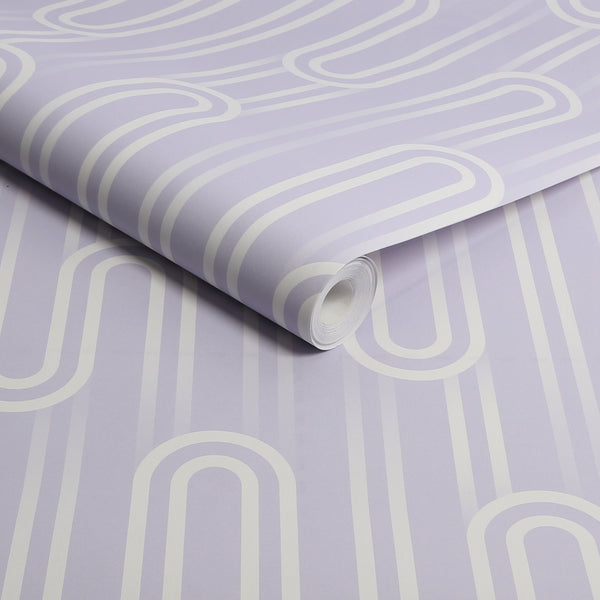 Vtwonen Envy Vliesbehang Ups N Downs Lavender Paars 10mx52cm