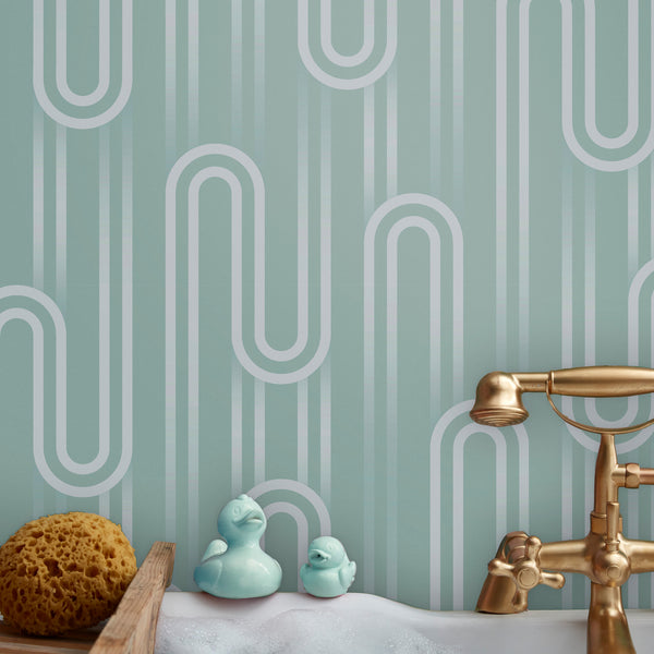 Vtwonen Envy Vliesbehang Ups N Downs Pistachio Groen 10mx52cm