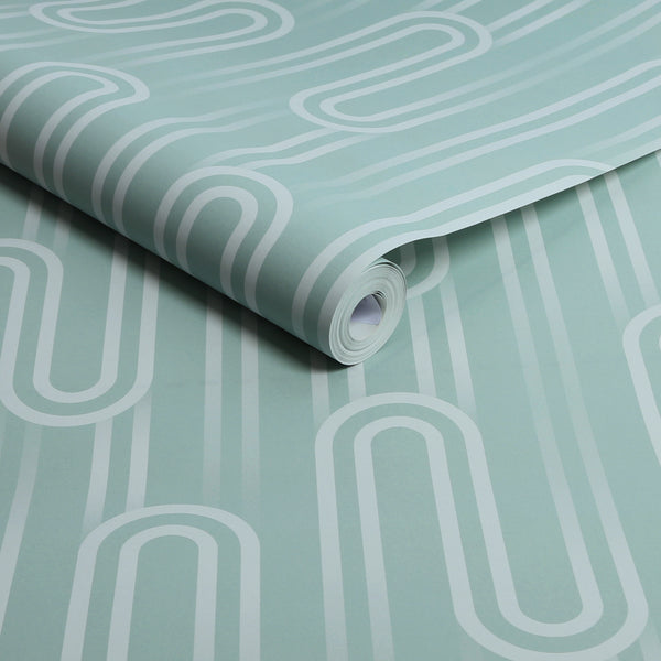 Vtwonen Envy Vliesbehang Ups N Downs Pistachio Groen 10mx52cm