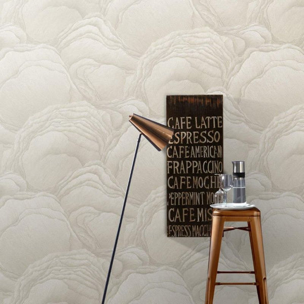 Vtwonen Erismann Behang 3d Golvende Lijnen Beige - 53 Cm X 10.05 M - 661453