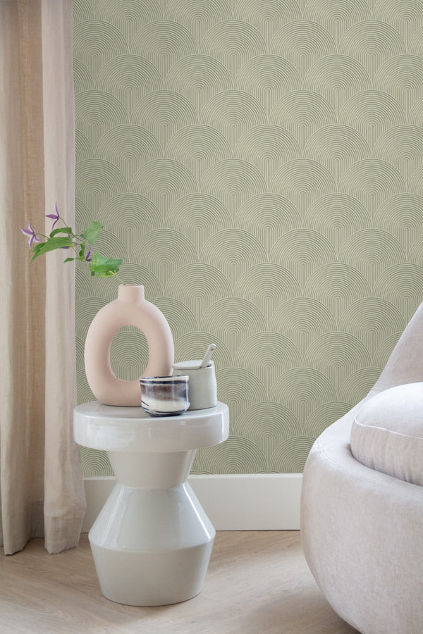 Vtwonen ESTAhome Behang 3D-motief Groen - 50 X 900 Cm - 131105