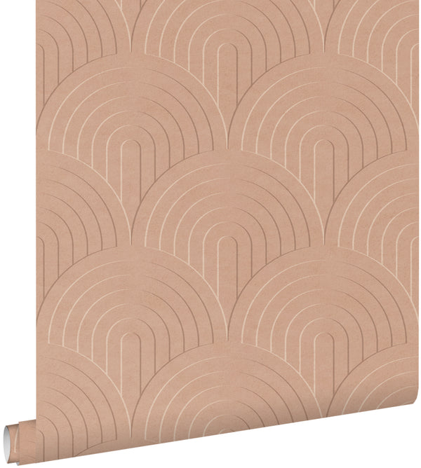 vtwonen ESTAhome behang 3D-motief terracotta roze - 50 x 900 cm - 131110 vtwonen ESTAhome behang 3D-motief terracotta roze - 50 x 900 cm - 131110