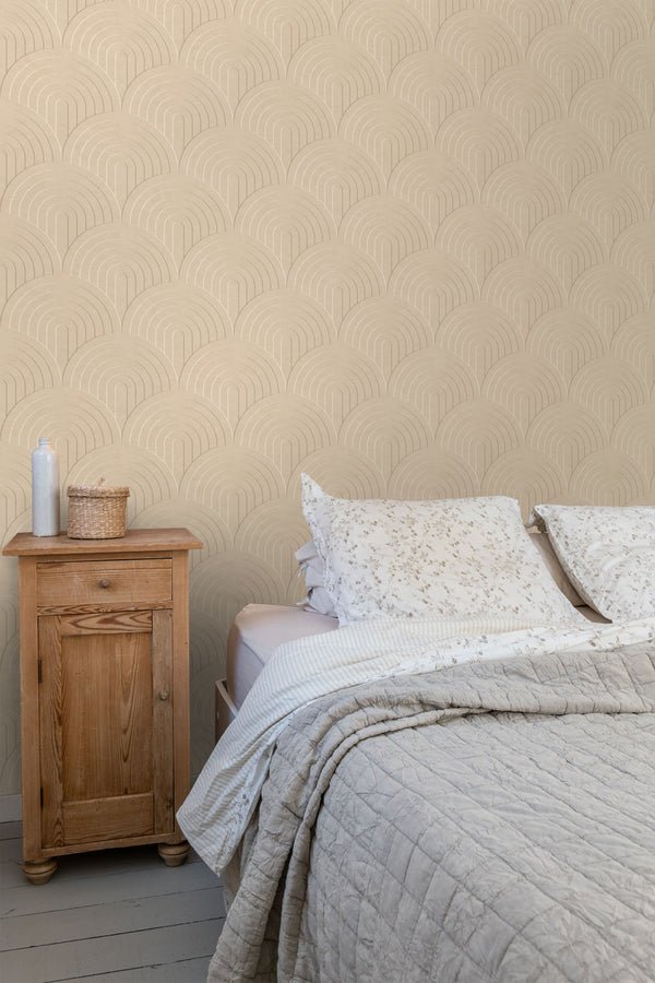 Vtwonen ESTAhome Behang 3D-motief Warm Beige - 50 X 900 Cm - 131107