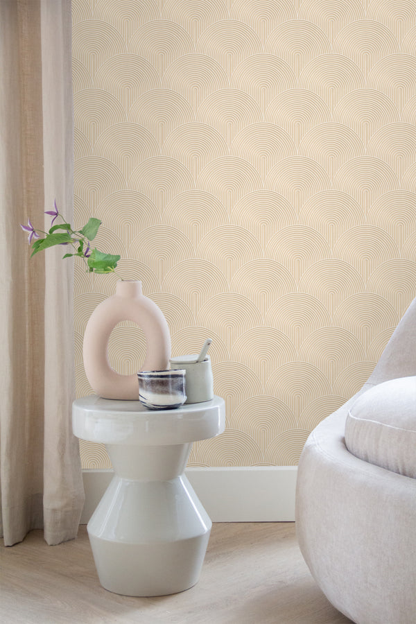 Vtwonen ESTAhome Behang 3D-motief Warm Beige - 50 X 900 Cm - 131101