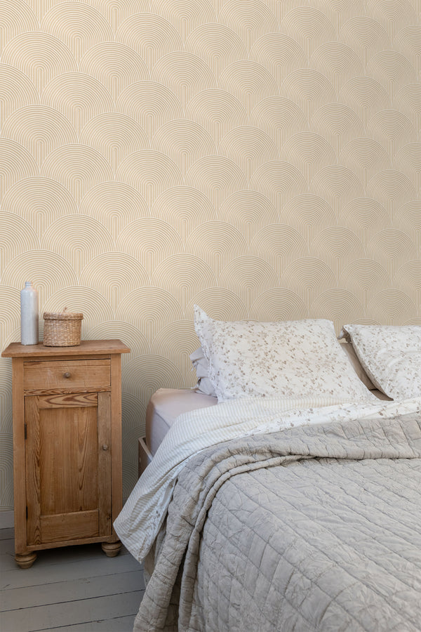 Vtwonen ESTAhome Behang 3D-motief Warm Beige - 50 X 900 Cm - 131101