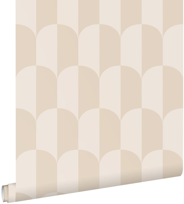 Vtwonen ESTAhome Behang Art Deco Bogen Beige En Zandkleurig - 50 X 900 Cm - 139985
