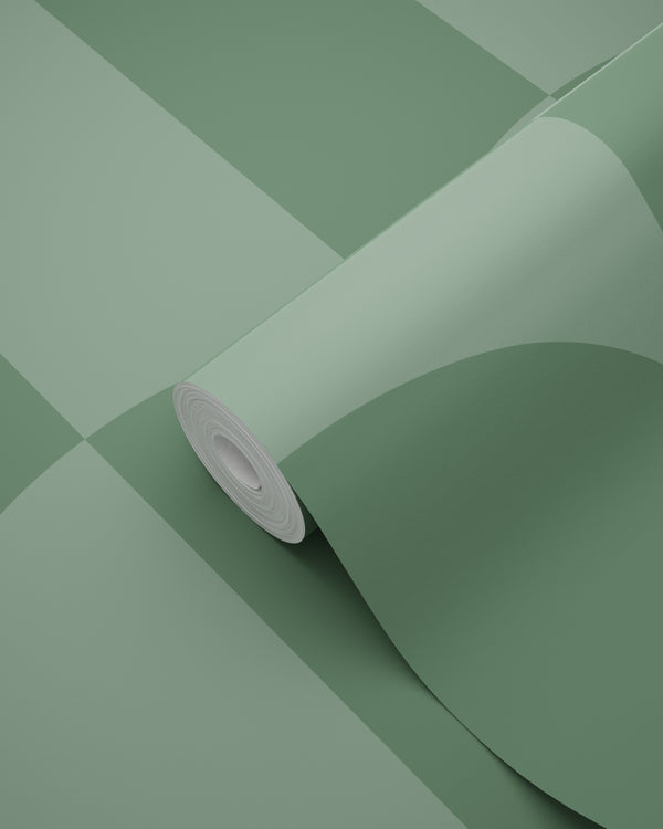 Vtwonen ESTAhome Behang Art Deco Bogen Vergrijsd Zeegroen - 50 X 900 Cm - 139995