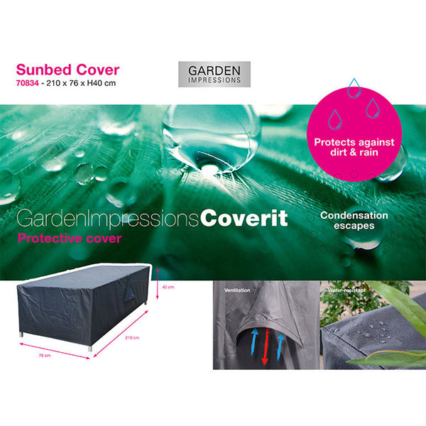 Vtwonen Garden Impressions Ligbed Hoes 210x76xH40 Cm