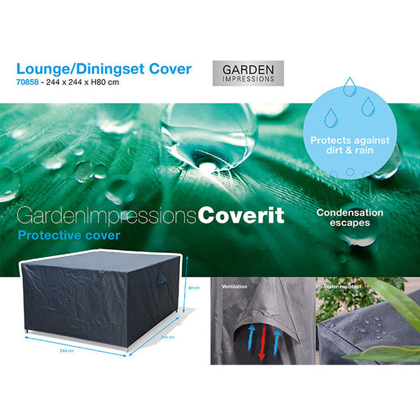 vtwonen Garden Impressions Lounge dining hoes 244x244xH80 cm