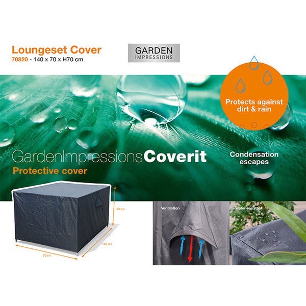 Vtwonen Garden Impressions Loungesethoes 140x70xH70 Cm