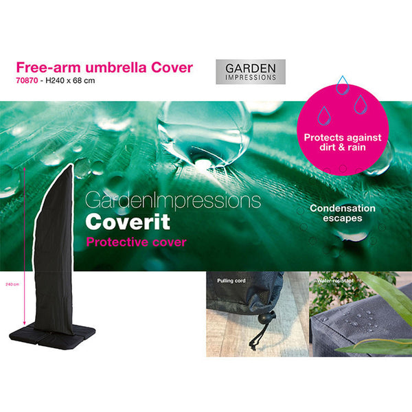 vtwonen Garden Impressions Parasolhoes Free-arm 240x68 cm