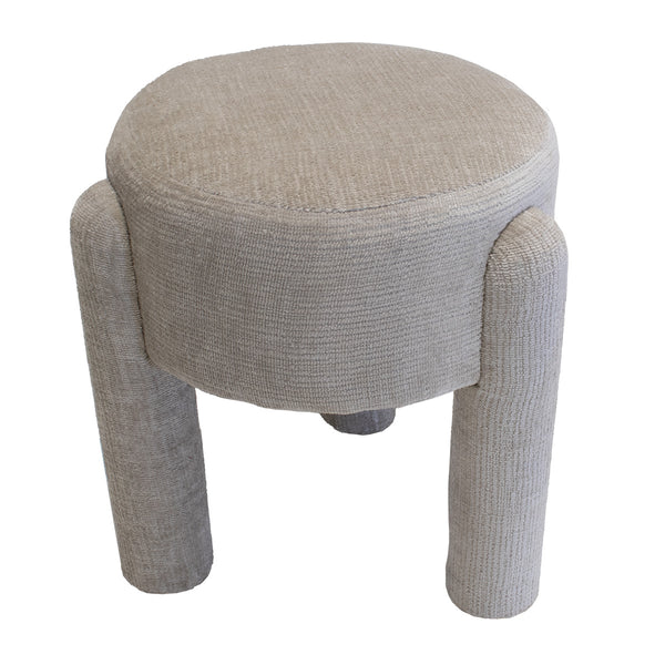 vtwonen Giga Meubel Poef Yara - Stof - Beige - 44x44x42cm