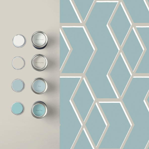 Vtwonen Graham & Brown Vliesbehang Archetype Mint White Gold Groen