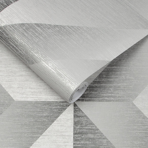 Vtwonen Graham & Brown Vliesbehang Atelier Geo Slate Zilver