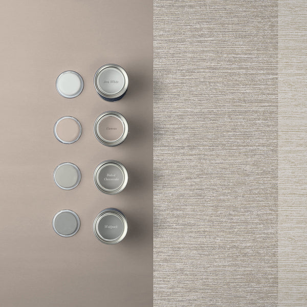 Vtwonen Graham & Brown Vliesbehang Atelier Stripe Stone Brons