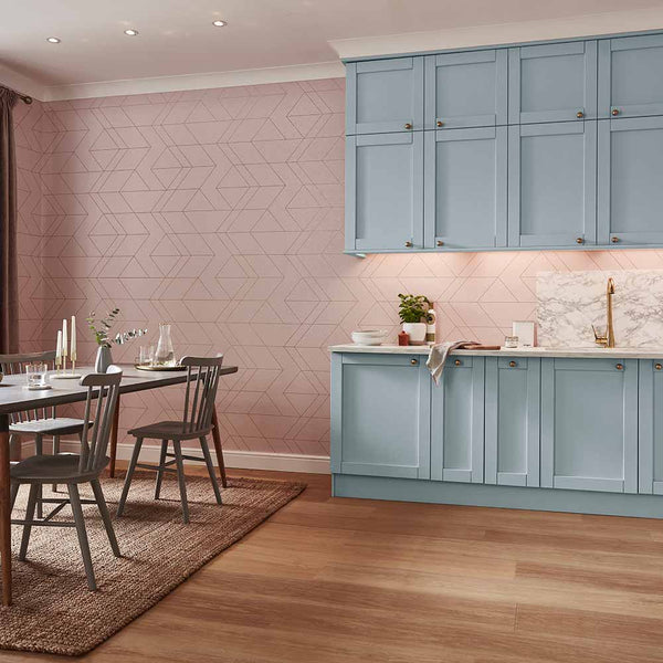 Vtwonen Graham & Brown Vliesbehang Balance Blush Rose Gold Roze