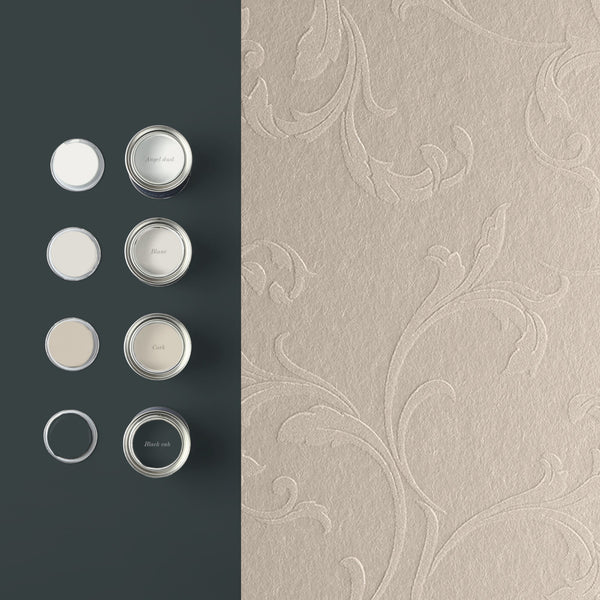 Vtwonen Graham & Brown Vliesbehang Baroque Bead Pearl Wit