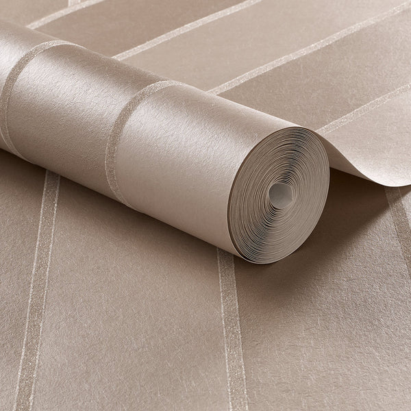 Vtwonen Graham & Brown Vliesbehang Baroque Bead Stripe Champagne Taupe