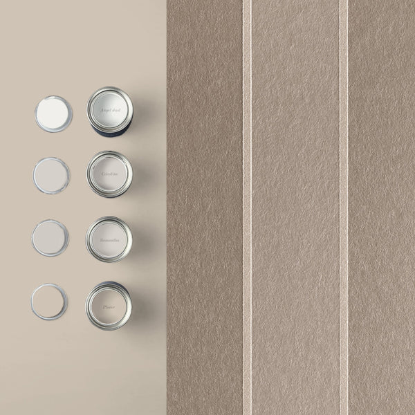 Vtwonen Graham & Brown Vliesbehang Baroque Bead Stripe Champagne Taupe