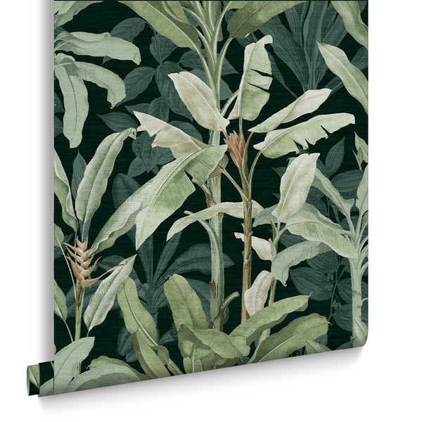vtwonen Graham & Brown vliesbehang Borneo Emerald groen