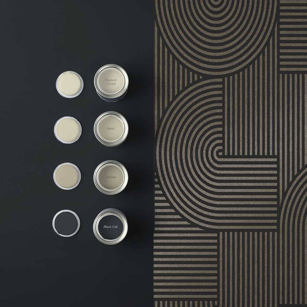 Vtwonen Graham & Brown Vliesbehang Centra Black Zwart