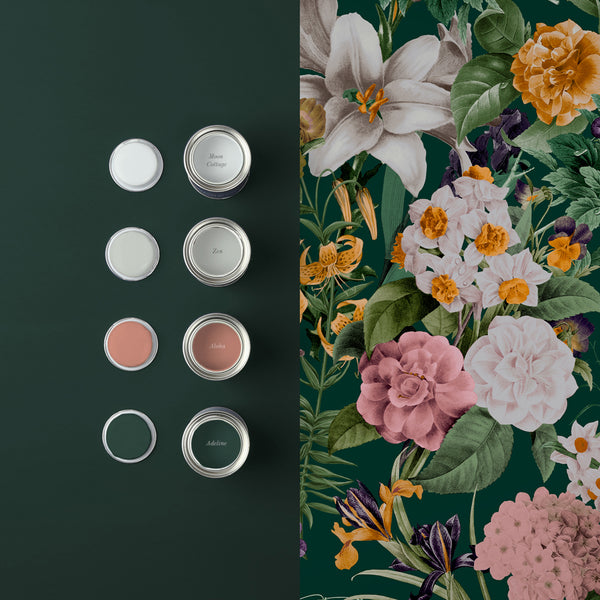 Vtwonen Graham & Brown Vliesbehang Glasshouse Flora Emerald Groen