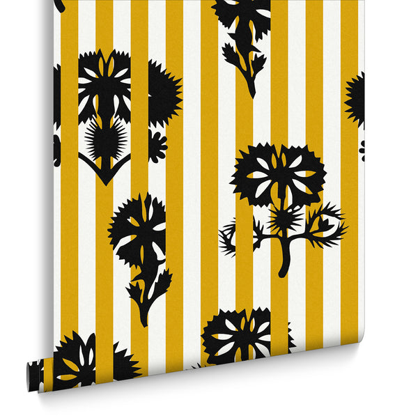 vtwonen Graham & Brown - Vliesbehang - Hide and Seek Mustard