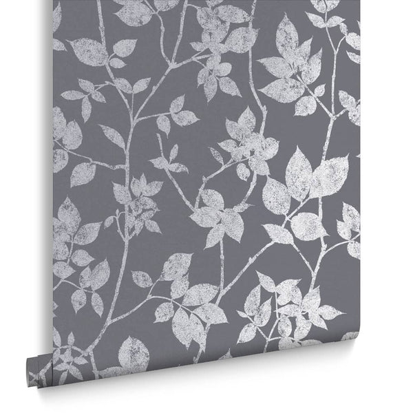 vtwonen Graham & Brown vliesbehang Luna Grey & Rose Gold grijs