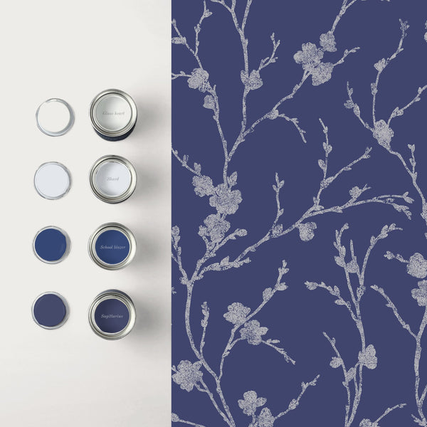 Vtwonen Graham & Brown Vliesbehang Meiying Cobalt Blauw