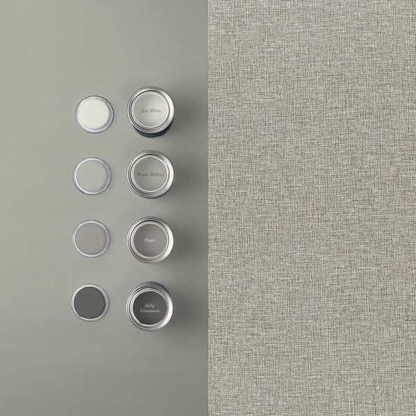 Vtwonen Graham & Brown Vliesbehang Met Vinyl Toplaag Cambric Natural Grijs