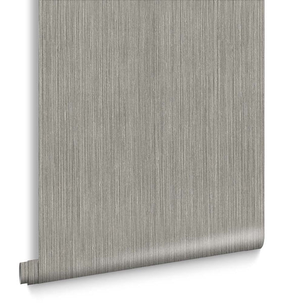 vtwonen Graham & Brown vliesbehang met vinyl toplaag Lustre Silver Zilver