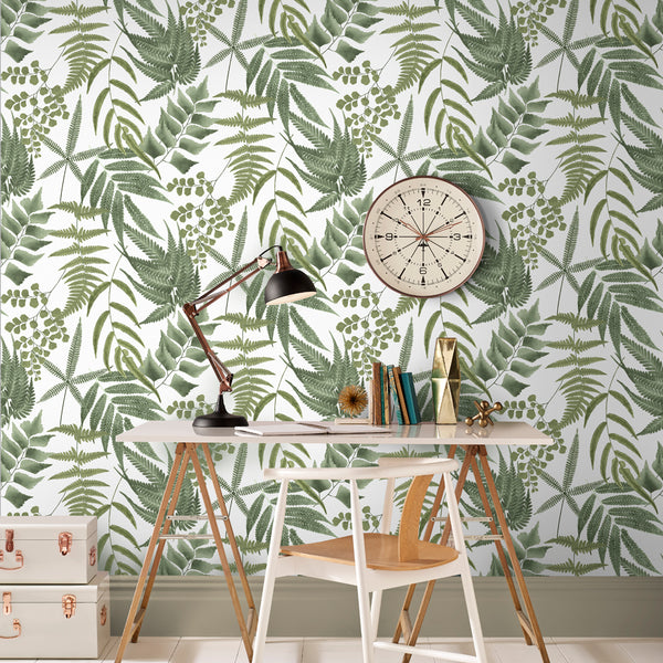 Vtwonen Graham & Brown Vliesbehang Midsummer Fern Lush Groen