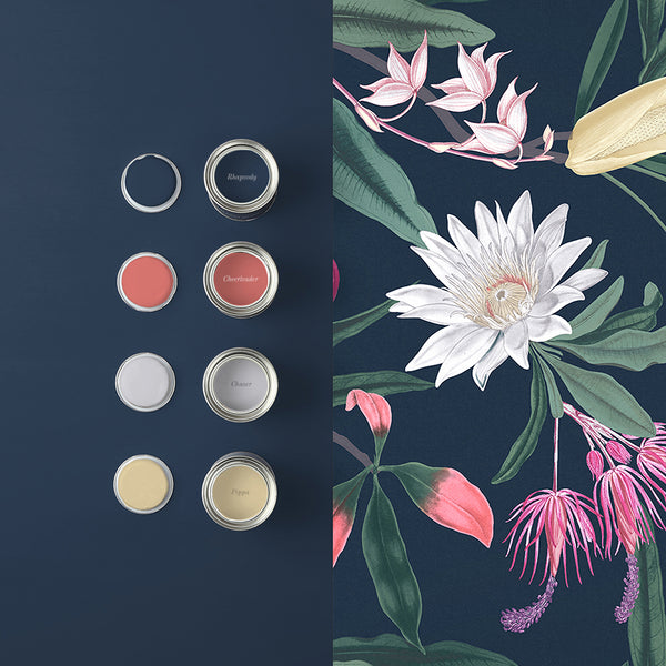 Vtwonen Graham & Brown Vliesbehang Paradise Midnight Blauw