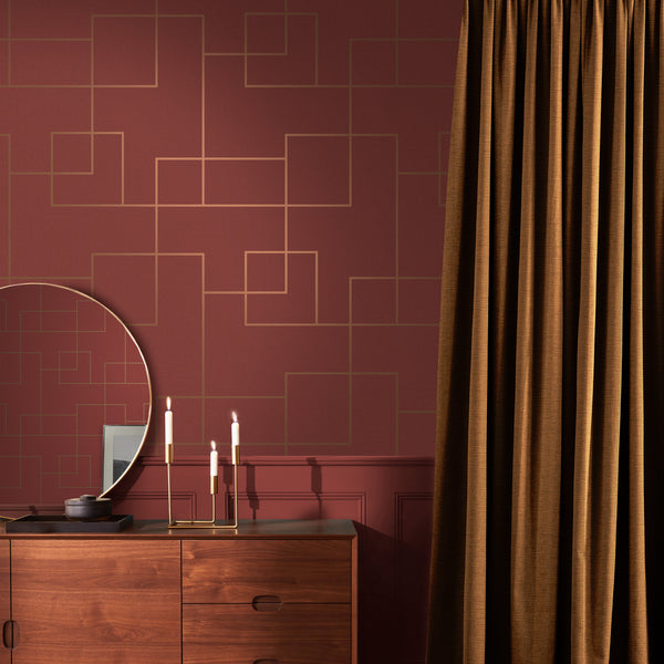 Vtwonen Graham & Brown Vliesbehang Primo Alizarin Rood