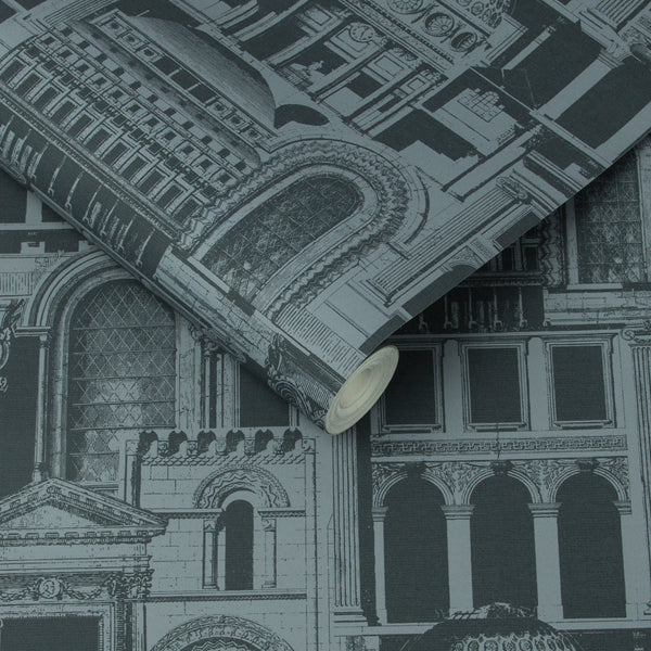 Vtwonen Graham & Brown Vliesbehang Quarters Ink Blauw