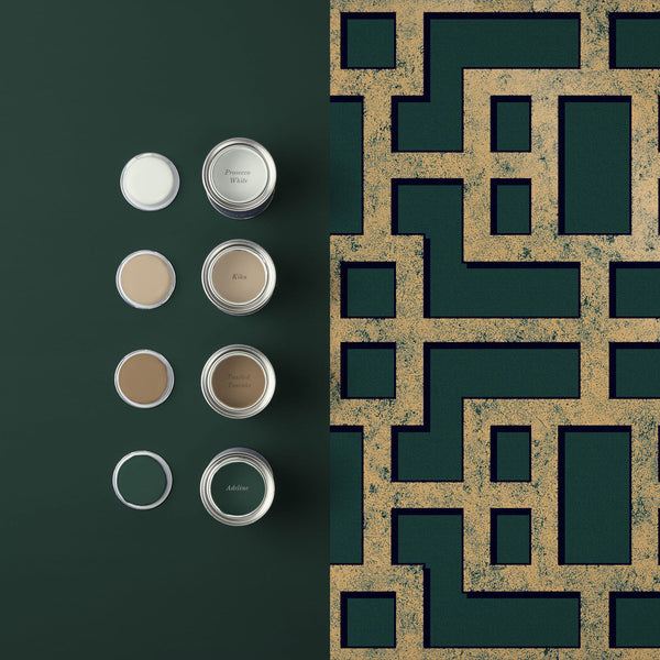 Vtwonen Graham & Brown Vliesbehang Rendo Green & Copper Groen