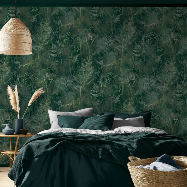 Vtwonen Graham & Brown Vliesbehang Restore Emerald Groen