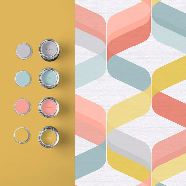 Vtwonen Graham & Brown Vliesbehang Retro Brights Multikleur